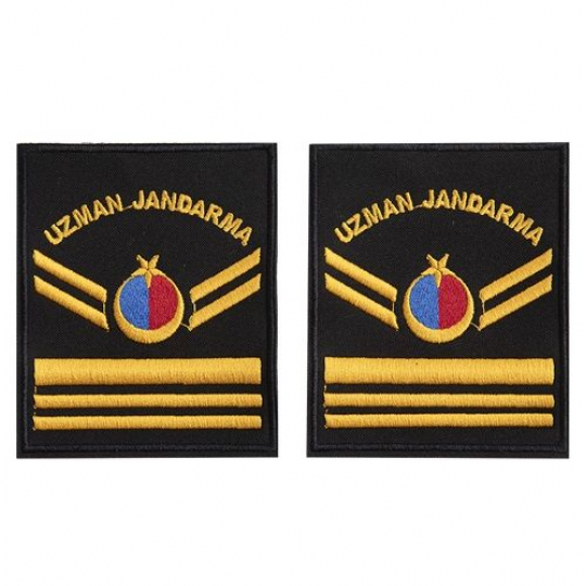 JANDARMA SİYAH NAKIŞ UZMAN JANDARMA 6 KIDEM HARİCİ