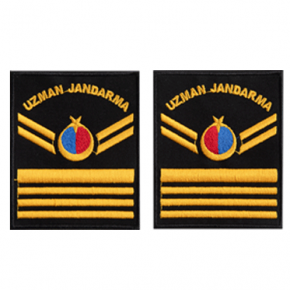 JANDARMA SİYAH NAKIŞ UZMAN JANDARMA 7 KIDEM HARİCİ