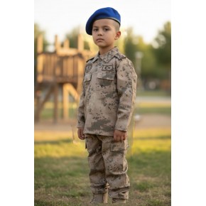 KONYALI JANDARMA KAMUFLAJ ÇOCUK ELBİSESİ