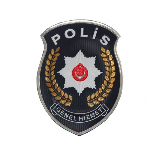 POLİS KOL ARMASI 3D GENEL HİZMET